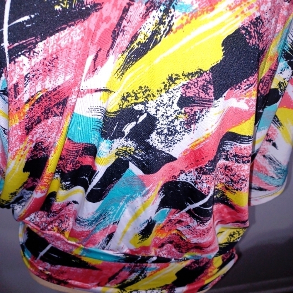 Colorful Blouse- W Sz XL - Picture 3 of 9